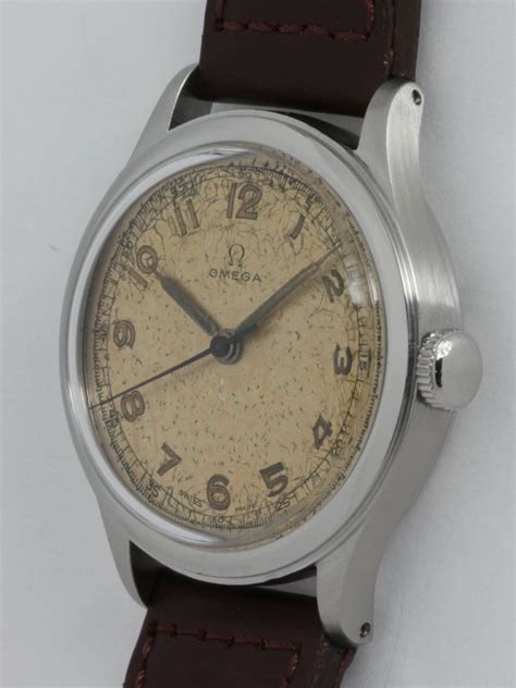 omega field watch|1940s omega watches.